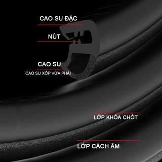 Dải Cao Su Bịt Kín Cửa Xe Hơi 2 Mét Dải Chống Gió Chống Ồn Cột B Cho Xe Hơi SUV MVP Xe Tải