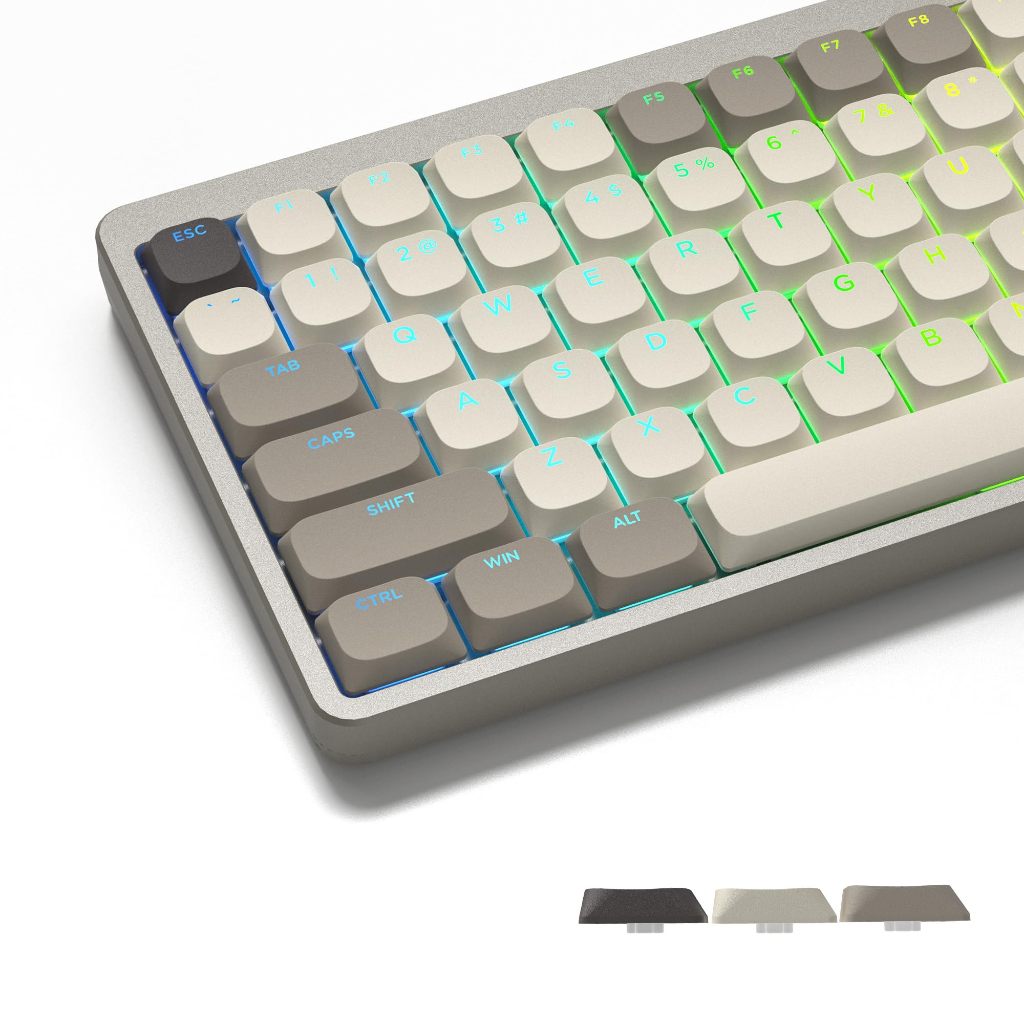 Womier 140 Phím Low Profile Shine Through Keycaps Double Shot RGB Key cap cho 60% 61 / 87 / 104 Cherry Gateron MX Gamer Bàn phím cơ | BigBuy360 - bigbuy360.vn