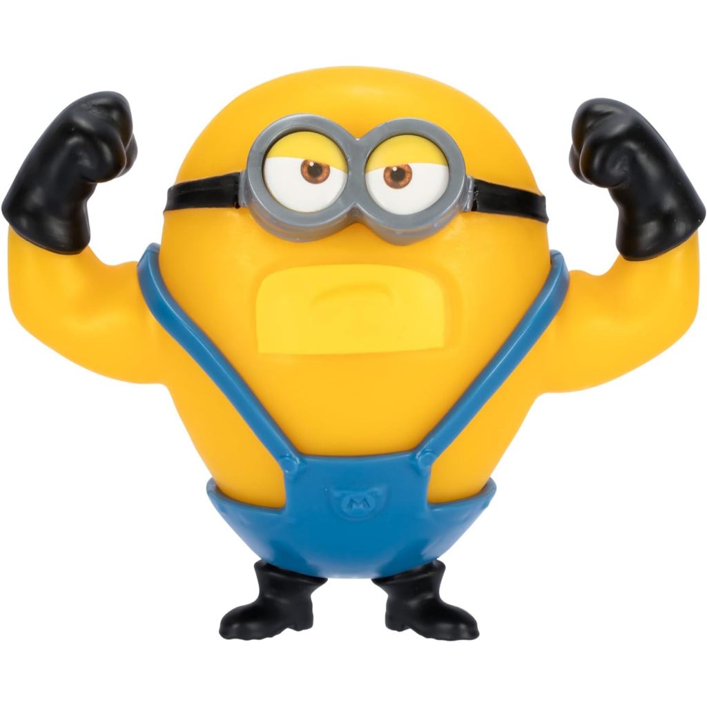Minions Despicable ME 4 Super Squishy Mega Dave | Đồ chơi nhân vật hành động Heroes of Goo JIT Zu | Với hạt nước Gooey độc đáo | Kéo giãn bé lên đến 3 lần kích thước