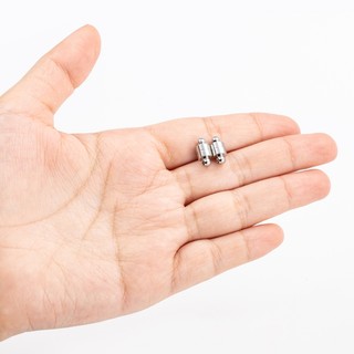 Thép không gỉ Đánh Bóng Hình Trụ Nam Châm Khóa diy Trang Sức Vòng Cổ Nam Châm Kết Nối Khóa