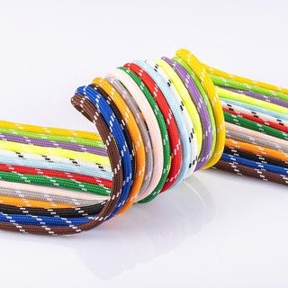 Dây tròn polyester 5mm, chống mài mòn, dùng cho dệt tay, quần áo, giày dép
