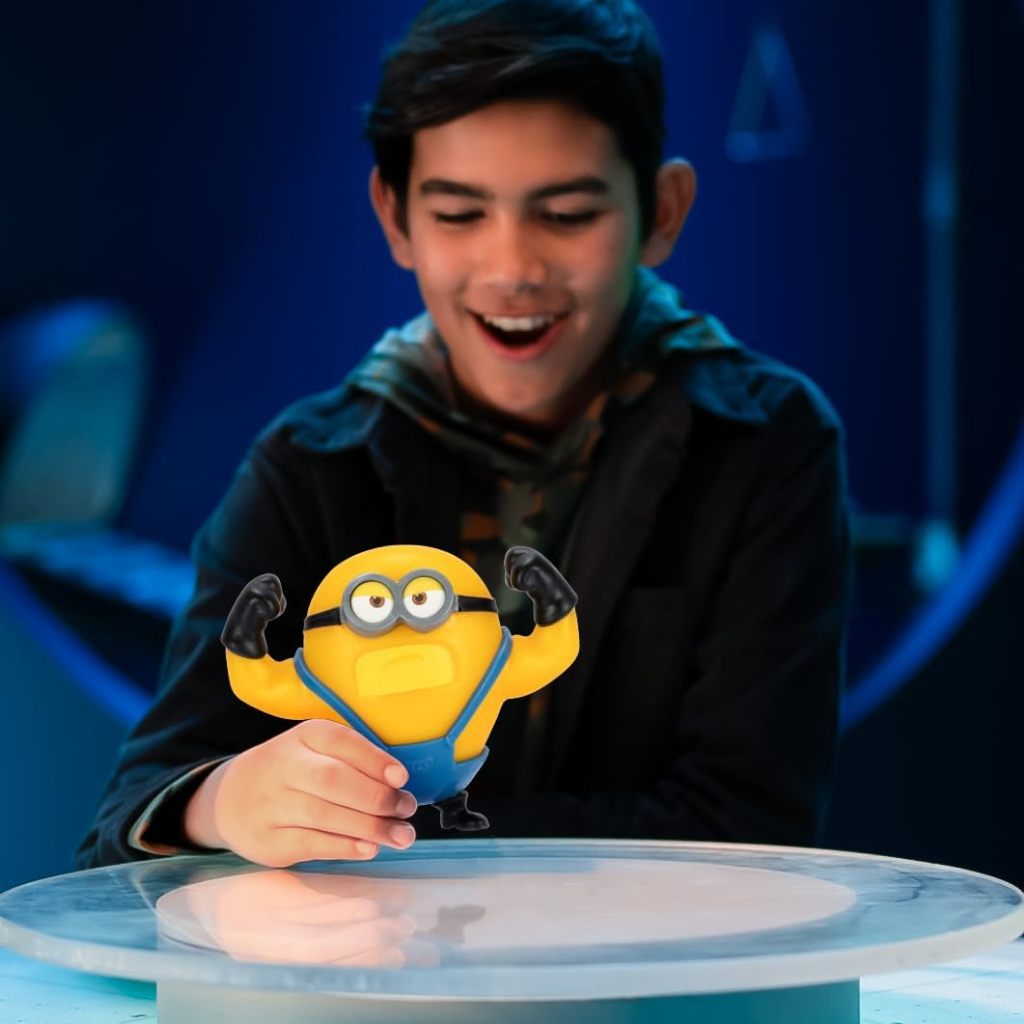 Minions Despicable ME 4 Super Squishy Mega Dave | Đồ chơi nhân vật hành động Heroes of Goo JIT Zu | Với hạt nước Gooey độc đáo | Kéo giãn bé lên đến 3 lần kích thước