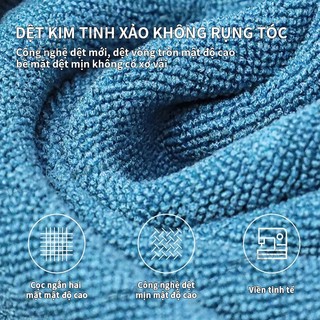 Khăn Lau Xe Ô Tô Đa Năng Siêu Thấm Hút Lông Nhung Siêu Mềm Mại Không Làm Trầy Xước Sơn Xe