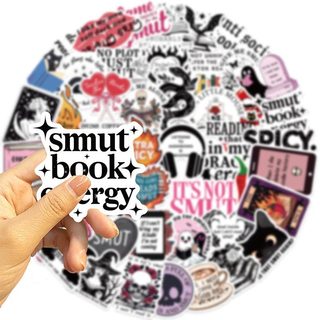 Bộ 50 Smut Bookish Dán Graffiti DIY Hành Lý Laptop Điện Thoại Đàn Guitar Xe Đạp Ván Trượt Đề Can