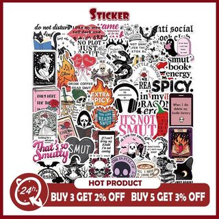 Bộ 50 Smut Bookish Dán Graffiti DIY Hành Lý Laptop Điện Thoại Đàn Guitar Xe Đạp Ván Trượt Đề Can
