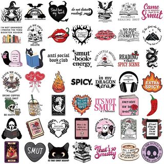 Bộ 50 Smut Bookish Dán Graffiti DIY Hành Lý Laptop Điện Thoại Đàn Guitar Xe Đạp Ván Trượt Đề Can