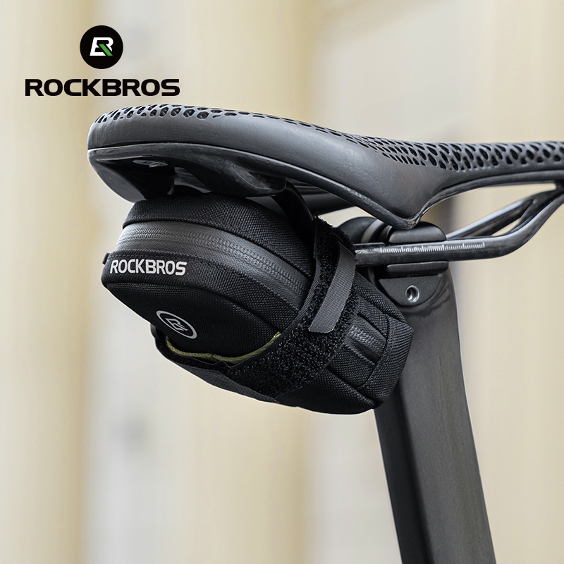 ROCKBROS Túi Đuôi Xe Đạp Di Động Nhỏ Gọn Lưu Trữ Tiện Lợi Nhiều Màu Sắc Phong Cách Yên Túi Dây Kéo Lụa MTB Xe Đạp Đường Bộ Thiết Bị Đi Xe Đạp