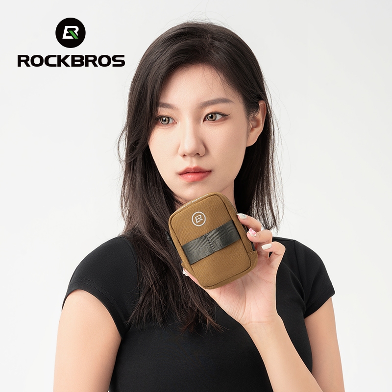 ROCKBROS Túi Đuôi Xe Đạp Di Động Nhỏ Gọn Lưu Trữ Tiện Lợi Nhiều Màu Sắc Phong Cách Yên Túi Dây Kéo Lụa MTB Xe Đạp Đường Bộ Thiết Bị Đi Xe Đạp