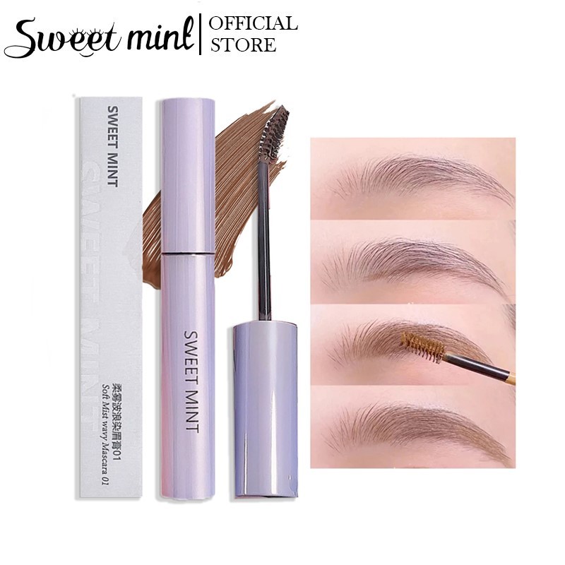 Kem Mascara Lông Mày Sweet Mint Thuốc Nhuộm Lông Mày Chống Thấm Nước Lâu Dài