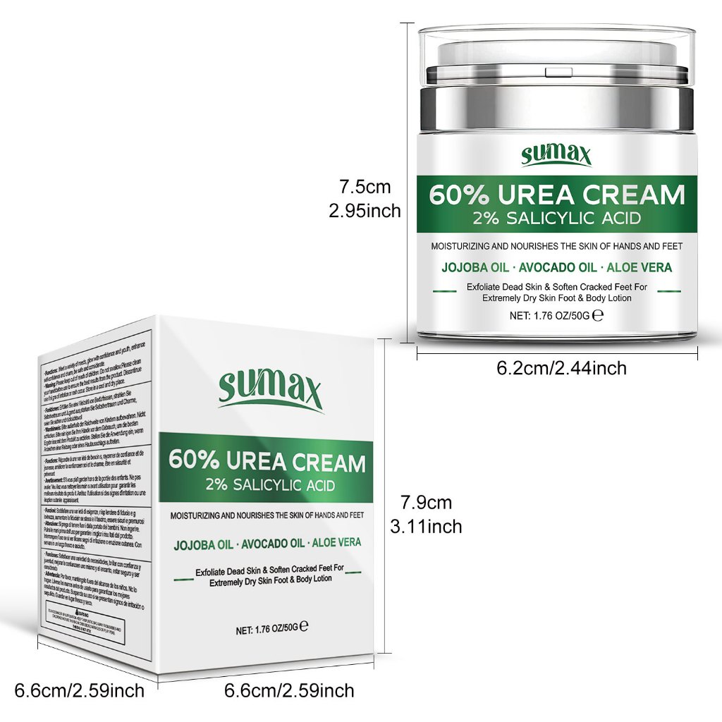 Ảnh Kem dưỡng ẩm chân cường độ cao 50g - 60% công thức Urea nuôi dưỡng sâu sắc, làm mềm lớp biểu bì, giải quyết khô và nứt nẻ, phục hồi độ mịn cho bàn chân. 3