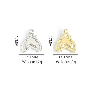 10 Chiếc Thủy Tinh Pha Lê khảm Tinh Tế Dreamy Nàng Tiên Cá Đuôi Quyến Rũ Tính Khí Vòng Cổ Vòng Tay Bông Tai DIY Hình Đuôi Cá Mặt Dây Đi Biển Kỳ Nghỉ Phụ Kiện Trang Sức Nữ Thanh Lịch