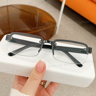 Kính Đọc Sách Nửa Khung Dành Cho Nam Và Nữ HD Lão Thị Kính Retro Lão Thị Chống Xanh Ligh Kính Mắt