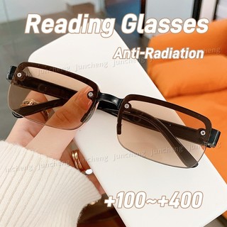 Kính Đọc Sách Nửa Khung Dành Cho Nam Và Nữ HD Lão Thị Kính Retro Lão Thị Chống Xanh Ligh Kính Mắt