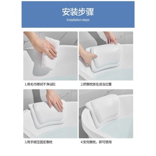 Gối Bồn Tắm Gối Hộ Gia Đình Tắm Tựa Đầu Chống Thấm Nước Tựa Lưng Đệm Đầu Đệm Chống Trượt Đệm Ghế Phòng Tắm Tựa Đầu