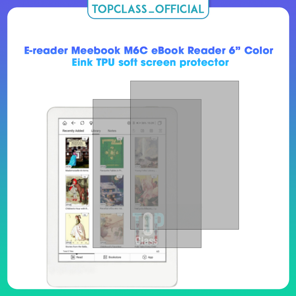 2 Miếng E-Reader Meebook M6C eBook Reader 6 ” Màu Eink TPU mềm bảo vệ ...