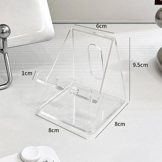 Giá Đỡ Điện Thoại Bằng Acrylic Trong Suốt Để Bàn Tiện Dụng Transparent acrylic phone holder【Chiosala12】