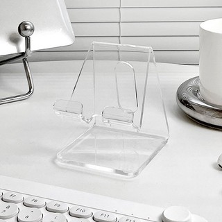 Giá Đỡ Điện Thoại Bằng Acrylic Trong Suốt Để Bàn Tiện Dụng Transparent acrylic phone holder【Chiosala12】