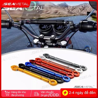 SEAMETAL Thanh Ngang Tay Lái Đa Năng Bằng Hợp Kim Nhôm Biến Đổi Cho Xe Máy, Xe Tay Ga Có Thể Điều Chỉnh Thanh Cân Bằng