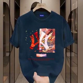 ✨Hàng có sẵn✨WASSUP Outlet Mall-Áo thun nam mới! 100% cotton, thời trang, Unisex