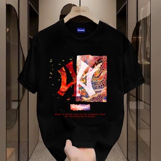 ✨Hàng có sẵn✨WASSUP Outlet Mall-Áo thun nam mới! 100% cotton, thời trang, Unisex