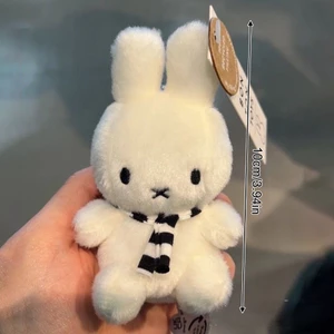 2024 Kawaii Miffys Sang Trọng Móc Khóa Dễ Thương Sọc Thỏ Búp Bê Túi Phụ Kiện Hoạt Hình Anime Trang Trí Cô Gái Quà Tặng Sinh Nhật