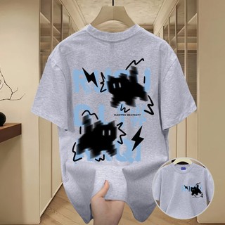 ✨Hàng có sẵn✨WASSUP Lightning Cat-Áo thun nam mới! 100% cotton, thời trang, Unisex