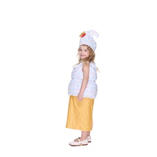 Bé Gái Tập Đi Đáng Yêu Kem Nón Trang Phục Trẻ Em Thực Phẩm & Món Tráng Miệng Trang Phục Hóa Trang Tiệc Halloween Sân Khấu Thể Hiện Trẻ Em Linh Vật Trang Phục Trang Phục Trang Phục