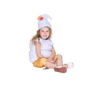 Bé Gái Tập Đi Đáng Yêu Kem Nón Trang Phục Trẻ Em Thực Phẩm & Món Tráng Miệng Trang Phục Hóa Trang Tiệc Halloween Sân Khấu Thể Hiện Trẻ Em Linh Vật Trang Phục Trang Phục Trang Phục