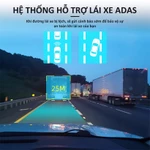 Unisen ADAS WiFi Car Dash Cam 1080P Full HD Ghi vòng lặp tự động Giám sát đỗ xe 24 giờ Bảo hành 12 tháng — ảnh 3