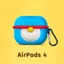 Hộp đựng tai nghe silicon Doremon cho AirPods4 Vỏ bảo vệ bánh than đen 2024 Phong cách mới cho vỏ bảo vệ tai nghe AirPodsPro2 Tương thích với vỏ AirPodsPro Vỏ AirPods2gen