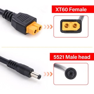 Ảnh 3 – 16awg XT60 Nữ Đến Nam DC5521 Cắm Kết Nối Cáp Sạc Điện Adapter Dây Nối Dài Cho Trạm Điện Năng Lượng Mặt Trời Bảng Điều Khiển Năng Lượng Mặt Trời