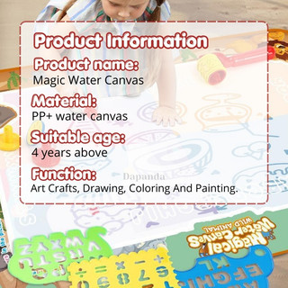 Thảm vẽ nước cho bé Magic Aqua Doodle Mat Set Magic Canvas Tranh viết Thảm lót Đồ chơi trẻ em