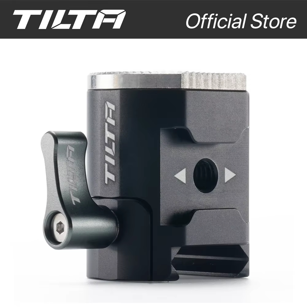Tilta Adaptateur Rail NATO Gauche Vers Rosette ARRI – Compatible DJI RS4 RS4 Pro RS3 RS3 Pro RS2 RSC2 – Poignée Et Accessoires