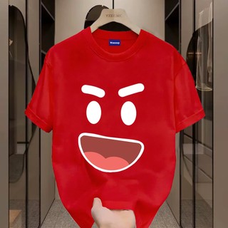 ✨Hàng có sẵn✨WASSUP Big mouth and smiling face-Áo thun nam mới! 100% cotton, thời trang, Unisex