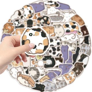68 Chiếc Ngộ nghĩnh Dễ Thương Mèo Lỏng Dán Hoạt Hình Động Vật Đề Can Laptop Trang Trí Miếng Dán Đồ Chơi Trẻ Em