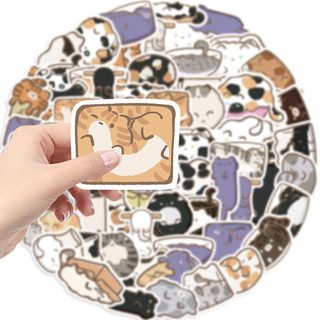68 Chiếc Ngộ nghĩnh Dễ Thương Mèo Lỏng Dán Hoạt Hình Động Vật Đề Can Laptop Trang Trí Miếng Dán Đồ Chơi Trẻ Em