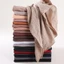 Jifang Trơn Tự Nhiên Pashmina Cotton Khăn Choàng Hồi Giáo Hijabs Tudung 180x90cm YW13