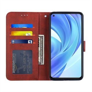 Dành Cho Oppo A1 A2 A3 Pro A3X A2M A1i 4g 5g Ốp Lưng Lật Khe Cắm Thẻ Ví Da Vỏ Silicon Mềm