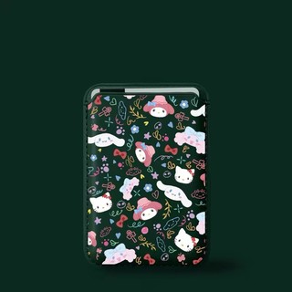 Hộp đựng thẻ ví họa tiết Sanrio hoạt hình dễ thương Hàn Quốc cho iPhone15pro 15promax 14 14promax 14pro 16 16plus 16Promax
