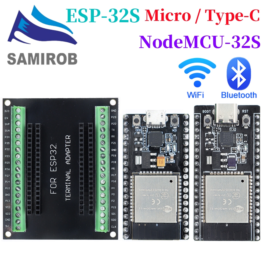 Bảng phát triển ESP32 ESP-32S NodeMCU-32S Mô-đun không dây MICRO / TYPE ...