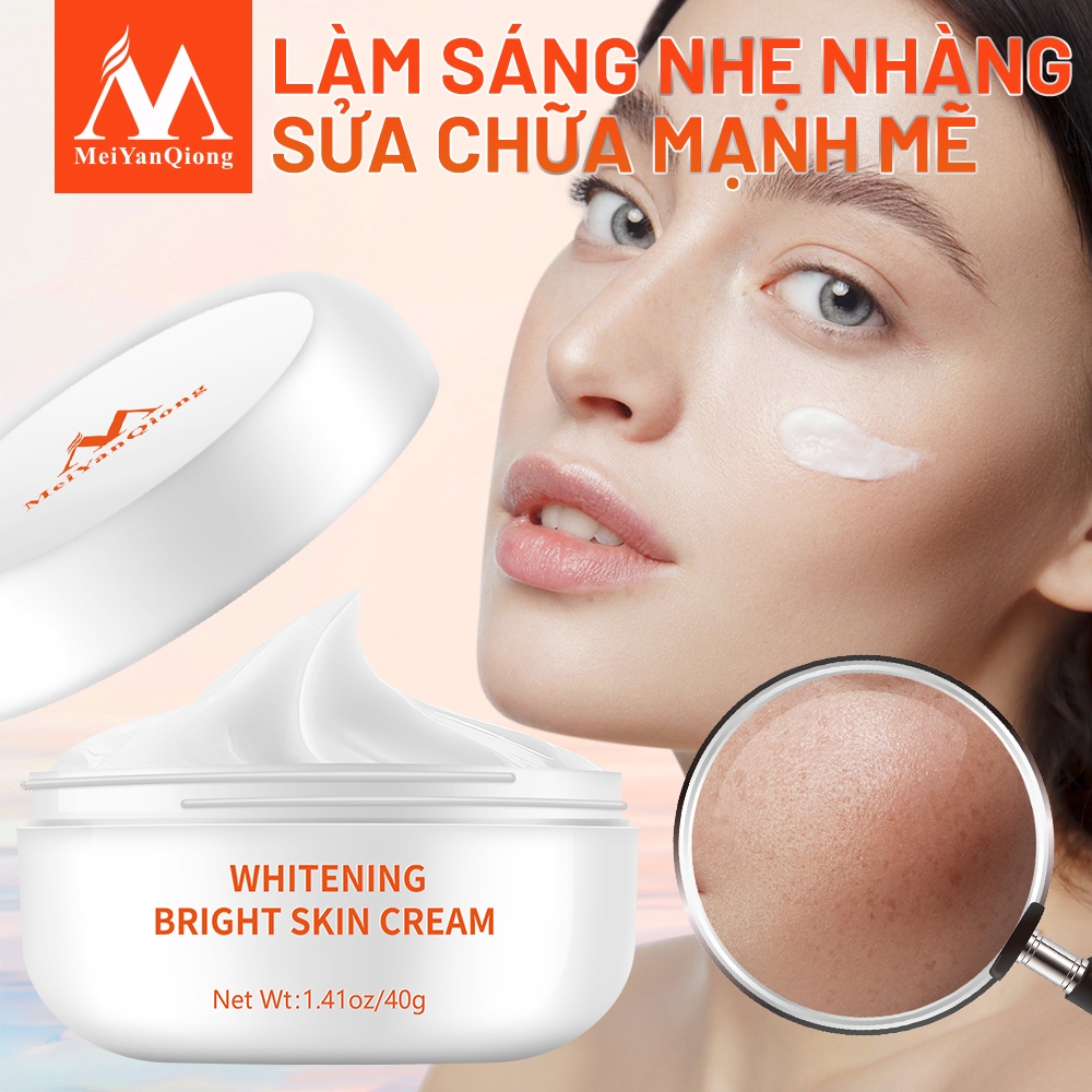 Ảnh MeiYanQiong Kem sáng da Xóa Nám Làm Trắng Ẩm Làm mờ nếp nhăn Phục Hồi Mờ Thâm Sạm Nám 40g 1