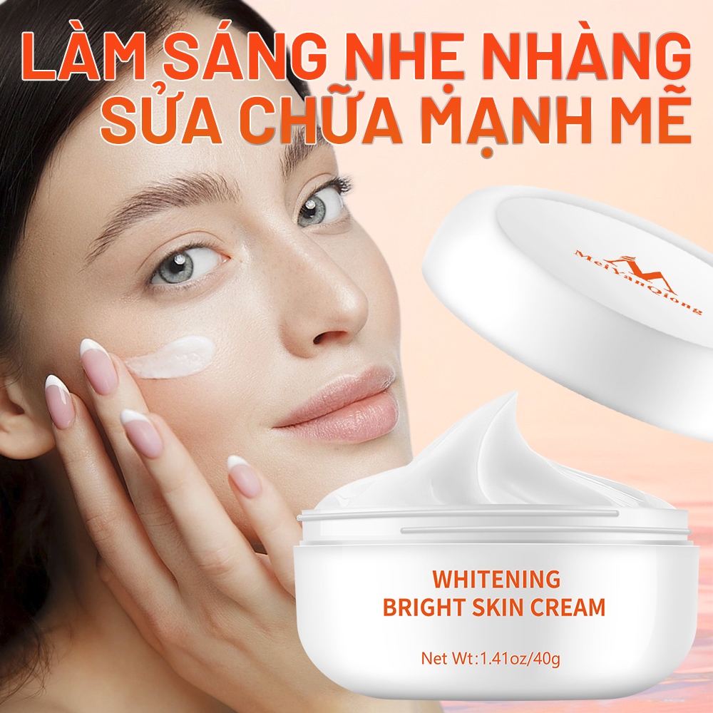 Ảnh MeiYanQiong Kem sáng da Xóa Nám Làm Trắng Ẩm Làm mờ nếp nhăn Phục Hồi Mờ Thâm Sạm Nám 40g 2