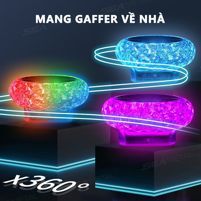 Đèn LED USB Di Động Ô Tô SEAMETAL USB Đèn Xung Quanh Mini LED Trang Trí Không Khí Đèn Cho Nội Thất Ô Tô Môi Trường Ánh Sáng Máy