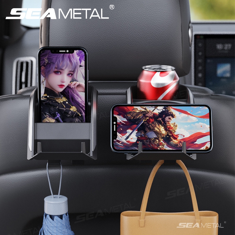 móc sau ghế ô tô SEAMETAL Giá để cốc sau ghế ô tô giá đỡ điện thoại ô tô Móc treo đồ ô tô Điện Thoại Giá Đỡ Đồ Uống Móc Treo Lưu Trữ