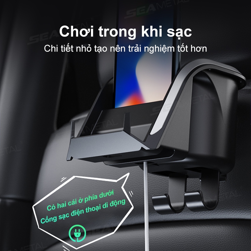 móc sau ghế ô tô SEAMETAL Giá để cốc sau ghế ô tô giá đỡ điện thoại ô tô Móc treo đồ ô tô Điện Thoại Giá Đỡ Đồ Uống Móc Treo Lưu Trữ