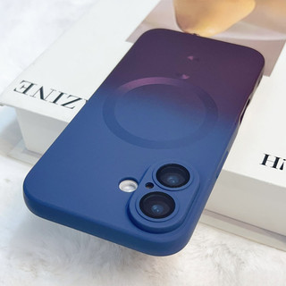Ốp điện thoại silicon màu Gradient mới 16Pro Max cho iPhone11 12 13 14 15 Pro Max 16plus 14plus 15plus 11Pro có màng bảo vệ ống kính Vỏ mềm mờ chống sốc