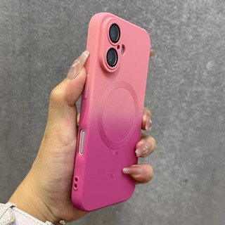 Ốp điện thoại silicon màu Gradient mới 16Pro Max cho iPhone11 12 13 14 15 Pro Max 16plus 14plus 15plus 11Pro có màng bảo vệ ống kính Vỏ mềm mờ chống sốc