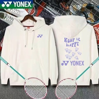 Áo hoodie thể thao Yonex nam nữ mùa thu mới thoáng khí thấm hút mồ hôi dài tay thanh niên áo len chạy bộ ngoài trời