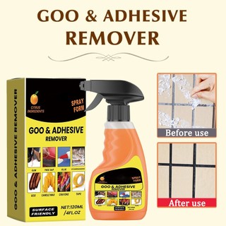 Keo Tẩy Xịt Miếng Dán Tẩy Xịt Keo Tẩy Cửa Sổ Ô Tô Dính Miếng Dán Vệ Sinh Xịt 120ML Đa Năng antirtvn