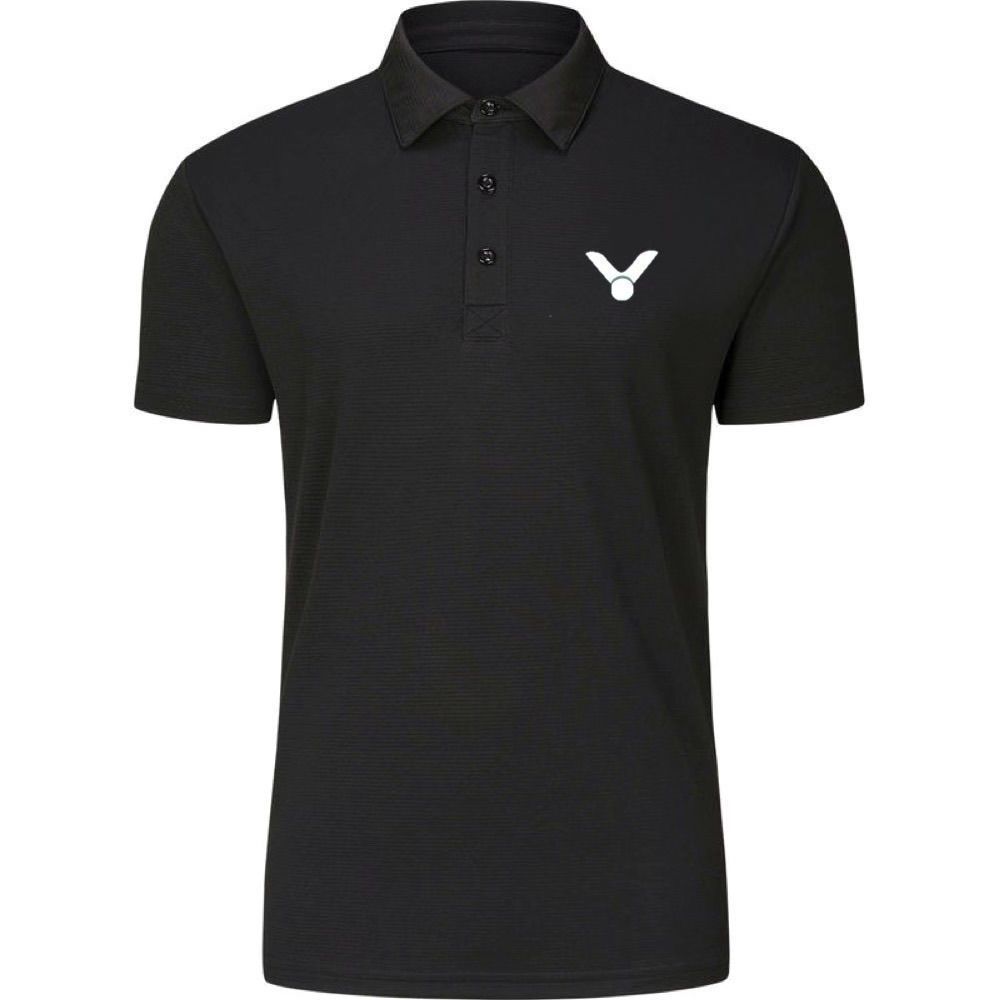Áo choàng cầu lông Victor Nam và Nữ Nhanh Khô Thoáng Khí Mùa Hè Mới Áo Polo Tay Ngắn Ngoài Trời Cổ Thời Trang Bóng Bàn Thể Thao
